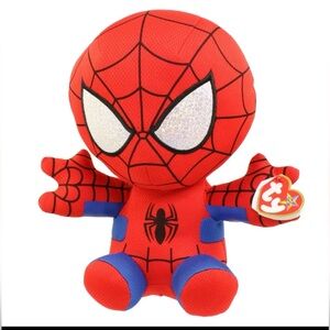 Ty Marvel Spider-Man Beanie Buddies EUC